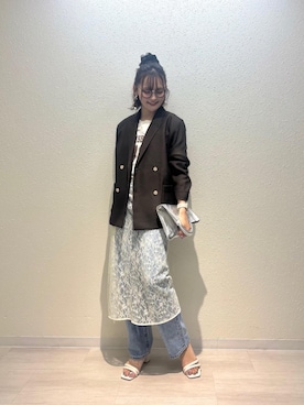 「アイテム（その他トップス）」を使った、AYAさん（レディース・160cm）の夏コーディネート