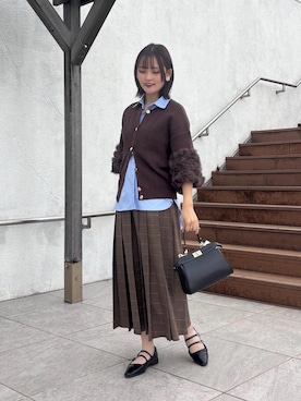 「寒い」｜AYAさん（レディース・160cm）の秋コーディネート