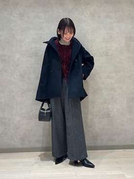 「寒い」｜「アイテム（ジャケット/アウター）」を使った、AYAさん（レディース・160cm）の冬コーディネート