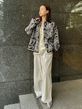 「ビスチェコーデ」｜「アイテム（ジャケット/アウター）」を使った、HOUSE OF LOTUS　staffさん（レディース・159cm）の秋コーディネート