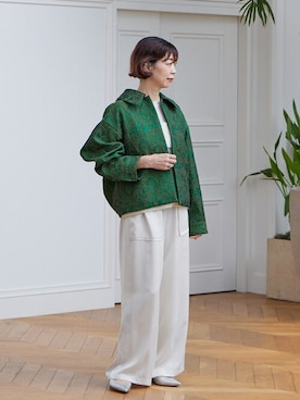 「HOUSE OF LOTUS」｜「アイテム（ブルゾン）」を使った、HOUSE OF LOTUS　staffさん（レディース・164cm）の秋コーディネート