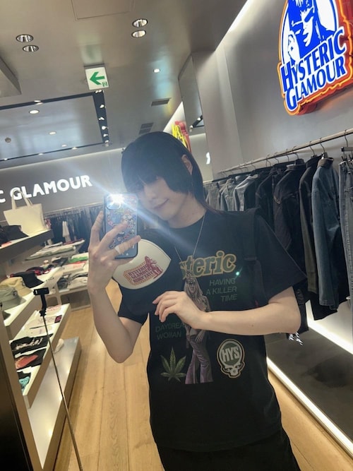 HYSTERIC TEDDY ボールチェーンネックレスを使ったメンズ人気