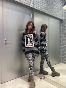 【超入手困難・美品】ヒステリックグラマーCRUSH ON YOUボーダーニット HYSTERIC GLAMOUR（ヒステリックグラマー）の「CRUSH ON YOU