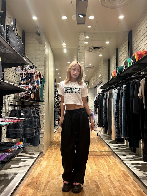 HYSTERIC GROUPIES ショート丈Tシャツ HYSTERIC GROUPIES ショート丈Tシャツ|HYSTERIC GLAMOUR WOMEN