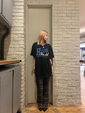 「HYSTERIC GLAMOUR」｜SUMIKAさん（レディース・160cm）の夏コーディネート