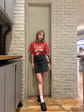 「HYSTERIC GLAMOUR」｜SUMIKAさん（レディース・160cm）の夏コーディネート