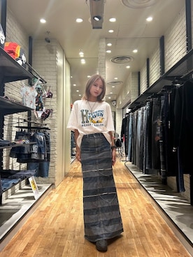 「HYSTERIC GLAMOUR」｜SUMIKAさん（レディース・160cm）の夏コーディネート