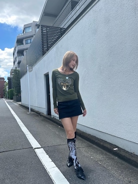 「HYSTERIC GLAMOUR」｜SUMIKAさん（レディース・160cm）の夏コーディネート