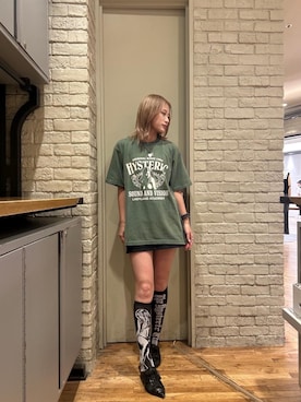 「HYSTERIC GLAMOUR」｜SUMIKAさん（レディース・160cm）の夏コーディネート