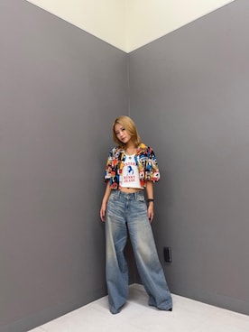 「HYSTERIC GLAMOUR（ヒステリックグラマー）のアイテム」を使った、SUMIKAさん（レディース・160cm）の夏コーディネート