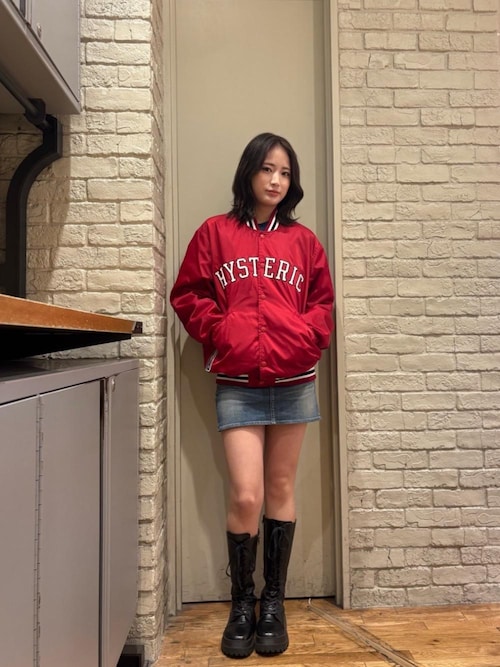 HYSTERIC GLAMOUR デニムスカート バックレースアップ マイクロ