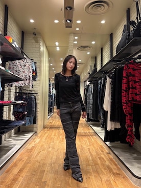 「HYSTERIC GLAMOUR（ヒステリックグラマー）のアイテム」を使った、SUMIKAさん（レディース・160cm）の夏コーディネート