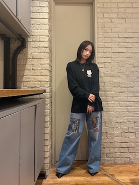 「HYSTERIC GLAMOUR（ヒステリックグラマー）のアイテム」を使った、SUMIKAさん（レディース・160cm）の夏コーディネート