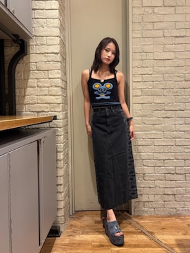 p*8様 新品　タグ付　ヒステリックグラマー　スカルベリー　キャミソール　hys HYSTERIC GLAMOURのキャミソールを使った人気ファッション