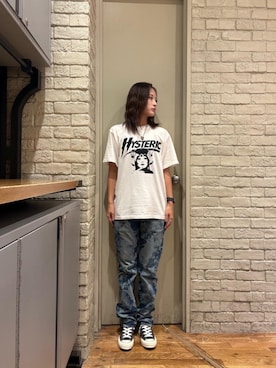 「HYSTERIC GLAMOUR（ヒステリックグラマー）のアイテム」を使った、SUMIKAさん（レディース・160cm）の秋コーディネート