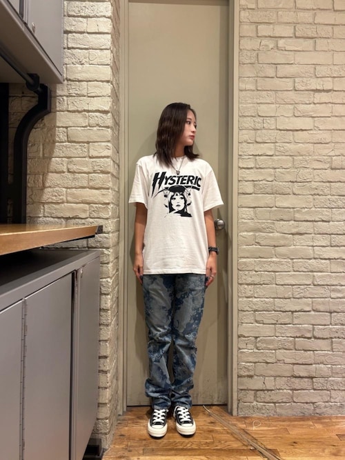 hysteric glamour ヒステリックグラマー Tシャツ HI-FI CLUB Tシャツ（Tシャツ/カットソー）｜HYSTERIC GLAMOUR