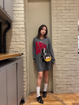「HYSTERIC GLAMOUR（ヒステリックグラマー）のアイテム」を使った、SUMIKAさん（レディース・160cm）の秋コーディネート