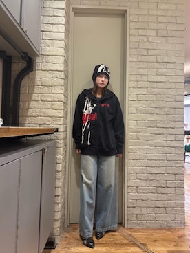 「HYSTERIC GLAMOUR（ヒステリックグラマー）のアイテム」を使った、SUMIKAさん（レディース・160cm）の秋コーディネート