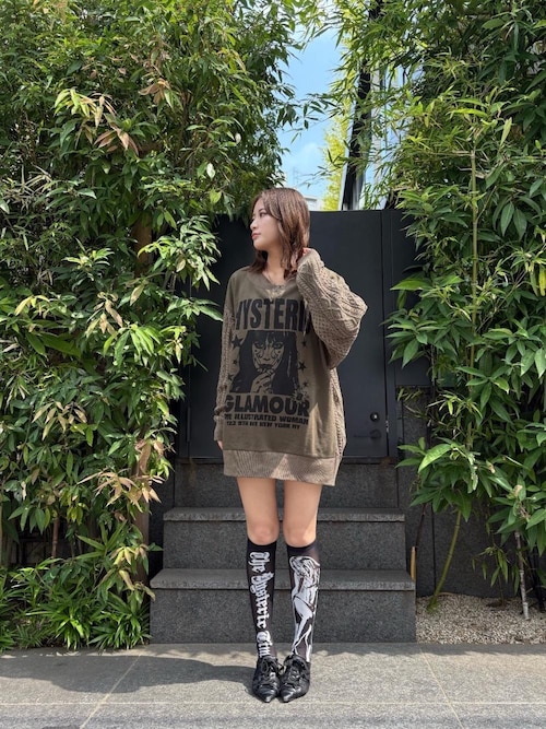 HYSTERIC TIMES シアーハイソックス（ソックス/靴下）｜HYSTERIC