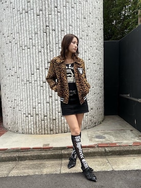 「アイテム（ソックス/靴下）」を使った、SUMIKAさん（レディース・160cm）の秋コーディネート