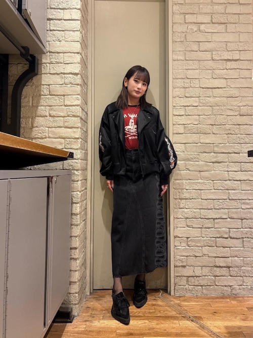 SNAKE LOOP リメイクデニムスカート（スカート）｜HYSTERIC