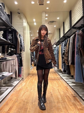 「HYSTERIC GLAMOUR（ヒステリックグラマー）のアイテム（ショルダーバッグ）」を使った、SUMIKAさん（レディース・160cm）の秋コーディネート