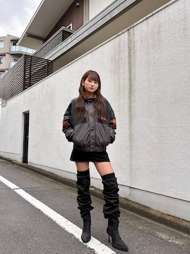 「HYSTERIC GLAMOUR（ヒステリックグラマー）のアイテム」を使った、SUMIKAさん（レディース・160cm）の秋コーディネート