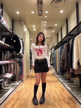 HYSTERIC GLAMOUR（ヒステリックグラマー）の「TYPEWRITER LOGO ラップ