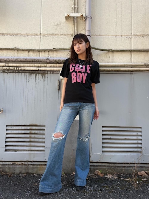 ローライズフレアデニムパンツ（デニムパンツ）｜HYSTERIC GLAMOUR