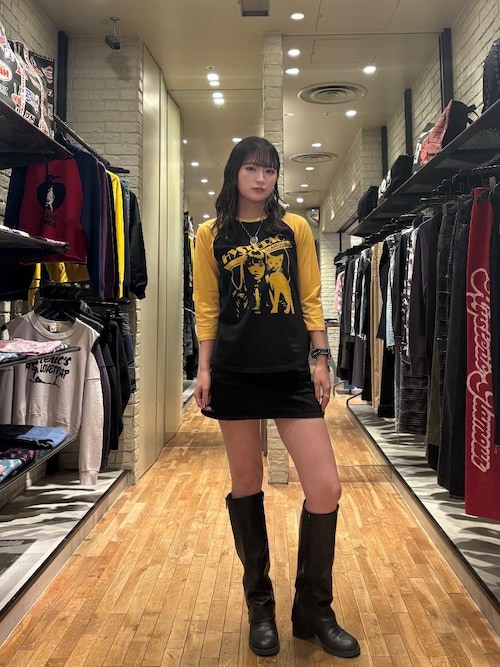 HYSTERIC GLAMOUR ヒステリックグラマー 七分袖ゴールドニット HYSTERIC GLAMOUR - HYSTERIC GLAMOUR ヒステリックグラマー 七分袖