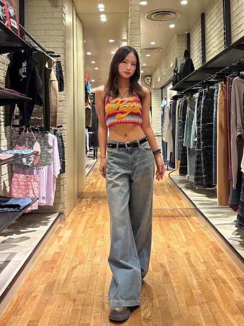デニムワイドパンツ(デニムパンツ)|HYSTERIC GLAMOUR(ヒステリック デニムワイドパンツ(デニムパンツ)|HYSTERIC GLAMOUR(ヒステリック