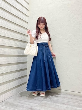 マジェスティックレゴンルミネ池袋店スタッフさん（レディース・154cm）の夏コーディネート