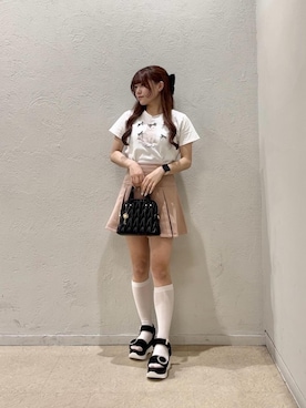 「標準身長」｜マジェスティックレゴンルミネ池袋店スタッフさん（レディース・154cm）の夏コーディネート