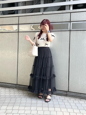 マジェスティックレゴンルミネ池袋店スタッフさん（レディース・154cm）の夏コーディネート