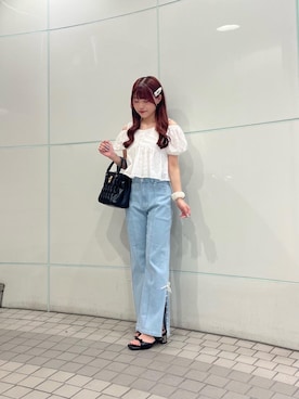 マジェスティックレゴンルミネ池袋店スタッフさん（レディース・154cm）の夏コーディネート