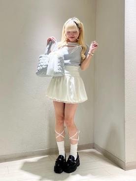 マジェスティックレゴンルミネ池袋店スタッフさん（レディース・154cm）の春コーディネート