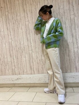 「LBC（エルビーシー）のアイテム（シャツ/ブラウス）」を使った、LBC STAFFさん（レディース・158cm）の冬コーディネート