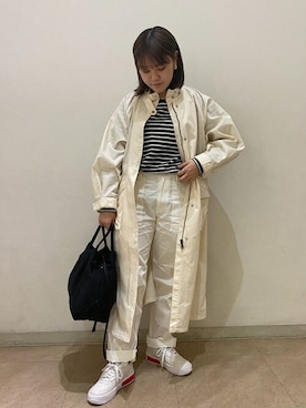 「ナイキスニーカー」｜「アイテム（その他アウター）」を使った、高木さん（レディース・157cm）の冬コーディネート