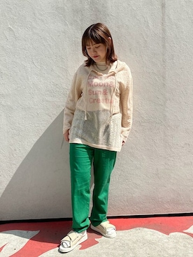 「SHIPS」｜「アイテム（その他トップス）」を使った、高木さん（レディース・157cm）の春コーディネート