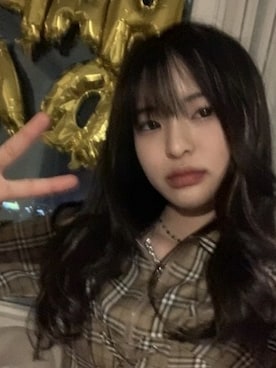 「アイテム（ウィッグ）」を使った、ピンクエイジさん（レディース・163cm）の冬コーディネート