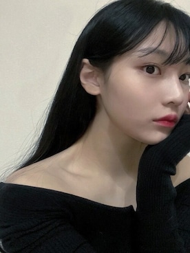 「アイテム（ウィッグ、ブラウン系）」を使った、ピンクエイジさん（レディース・163cm）の冬コーディネート