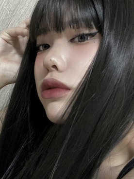 「アイテム（ウィッグ）」を使った、ピンクエイジさん（レディース・163cm）の冬コーディネート