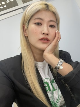 「#pinkage＃ピンクエイジ ＃PoeticMovement＃ポエティックムーブメント＃ポエティカルリップティント」｜ピンクエイジさん（レディース・163cm）の春コーディネート