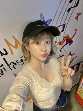 「アイテム（ウィッグ）」を使った、ピンクエイジさん（レディース・163cm）の秋コーディネート