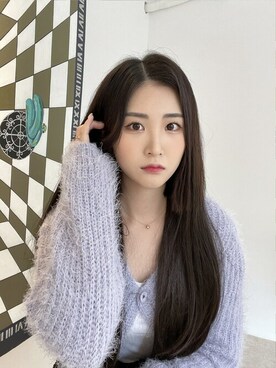 「アイテム（ウィッグ）」を使った、ピンクエイジさん（レディース・163cm）の秋コーディネート