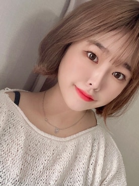 「アイテム（ウィッグ）」を使った、ピンクエイジさん（レディース・163cm）の秋コーディネート