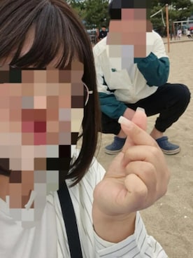 「アイテム（ウィッグ）」を使った、ピンクエイジさん（レディース・163cm）の夏コーディネート