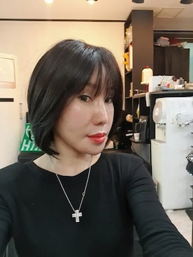 「アイテム（ウィッグ）」を使った、ピンクエイジさん（レディース・163cm）の夏コーディネート