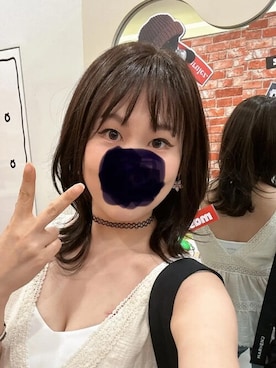 「アイテム（ウィッグ）」を使った、ピンクエイジさん（レディース・163cm）の夏コーディネート