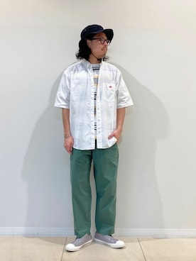 「NOLLEY'S goodman（ノーリーズグッドマン）のアイテム（ハット）」を使った、NOLLEYS MENS stylingさん（メンズ・174cm）の春コーディネート